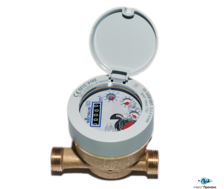 Високоточний одноструменевий лічильник холодної води 820 (напівмокрохід)